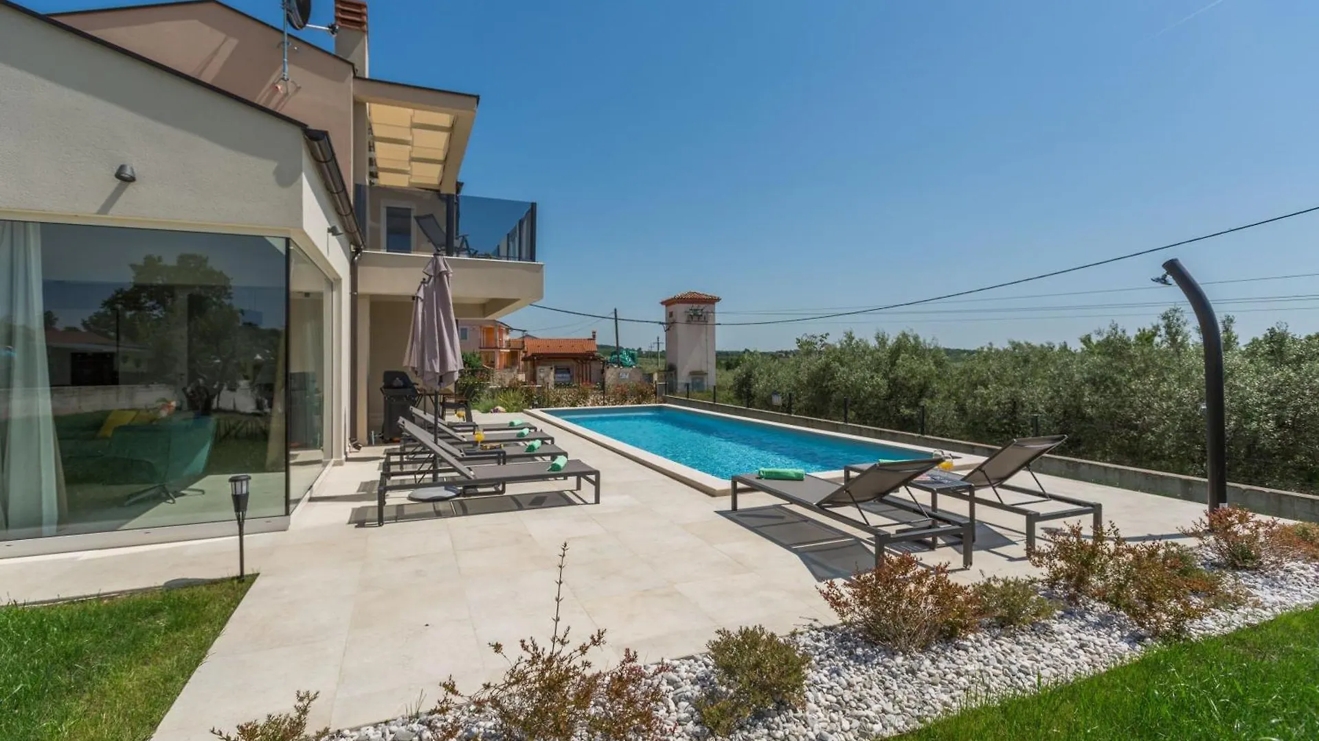 Prázdninový dům Moderne Villa Bella N Mit Panoramameerblick Višnjan