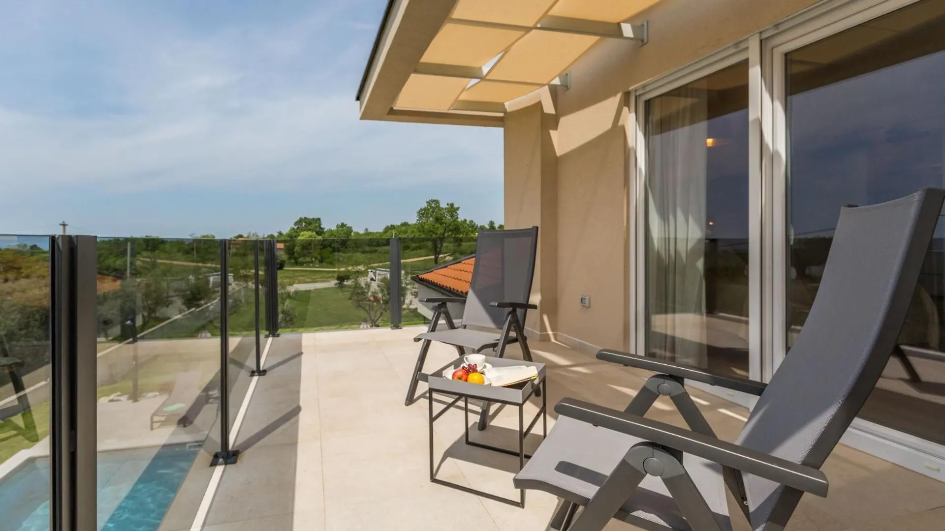 Moderne Villa Bella N Mit Panoramameerblick Visnjan Croatia